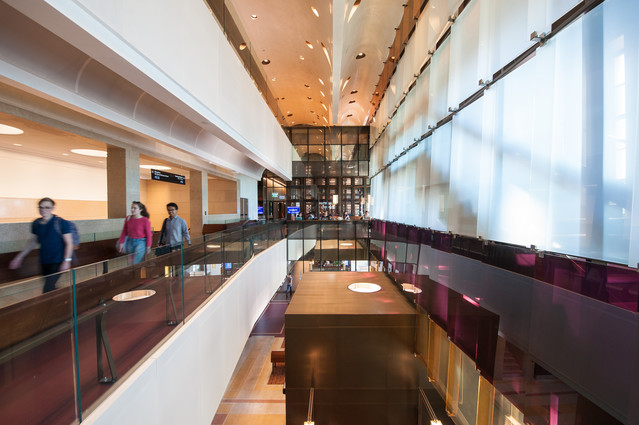 Student study spaces in the Law Library